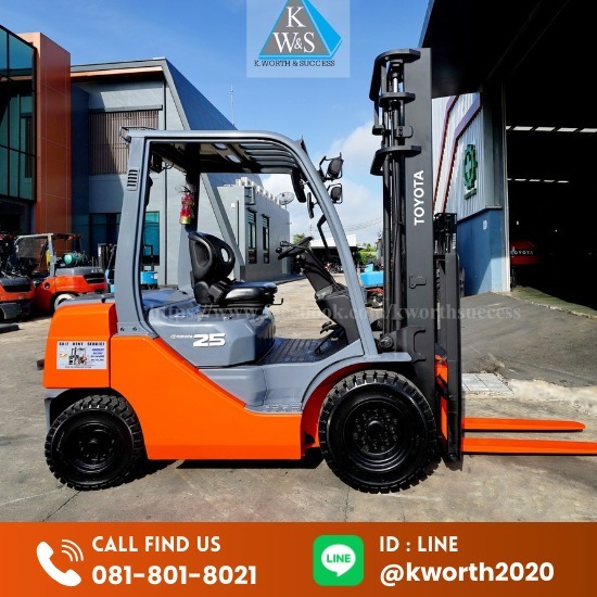 ให้เช่ารถโฟล์คลิฟท์ดีเซลสภาพดี