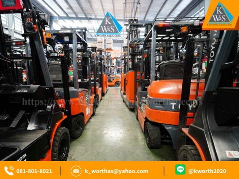 ให้เช่ารถโฟล์คลิฟท์มือสองจำนวนมาก