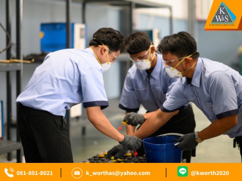 ตรวจเช็คแบตเตอรี่รถยก โฟล์คลิฟท์