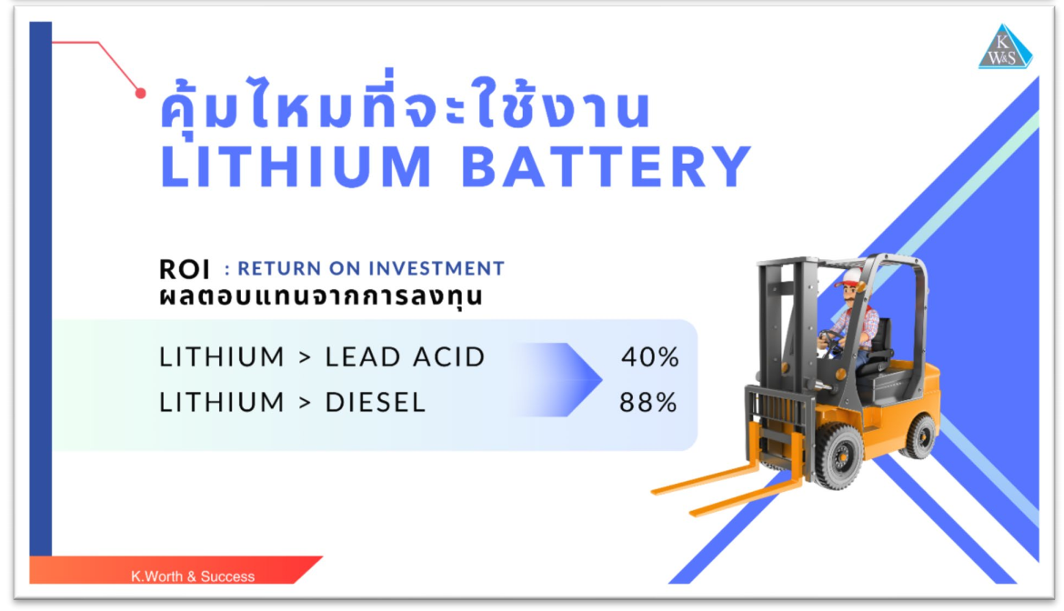 คุ้มไหมที่จะใช้งาน LITHIUM BATTERY